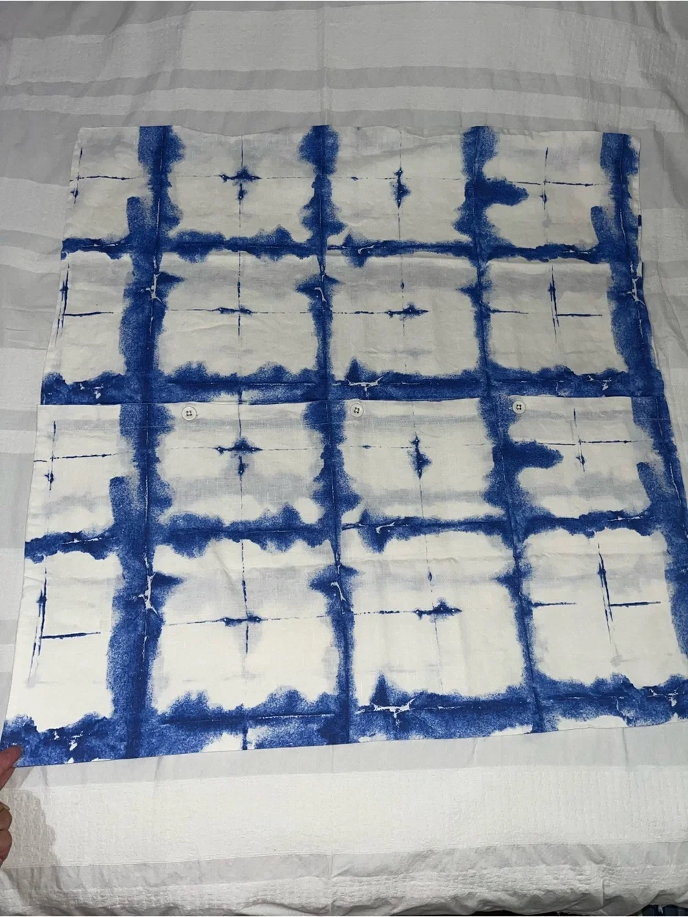 IKEA 100% Linen Tie Dye Euro Pillow Sham • Limited Edition 2019 • NWOT